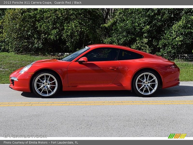 Guards Red / Black 2013 Porsche 911 Carrera Coupe