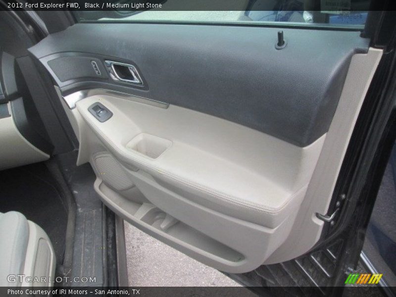 Black / Medium Light Stone 2012 Ford Explorer FWD