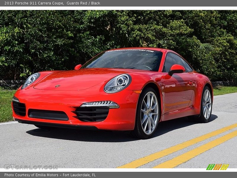 Guards Red / Black 2013 Porsche 911 Carrera Coupe