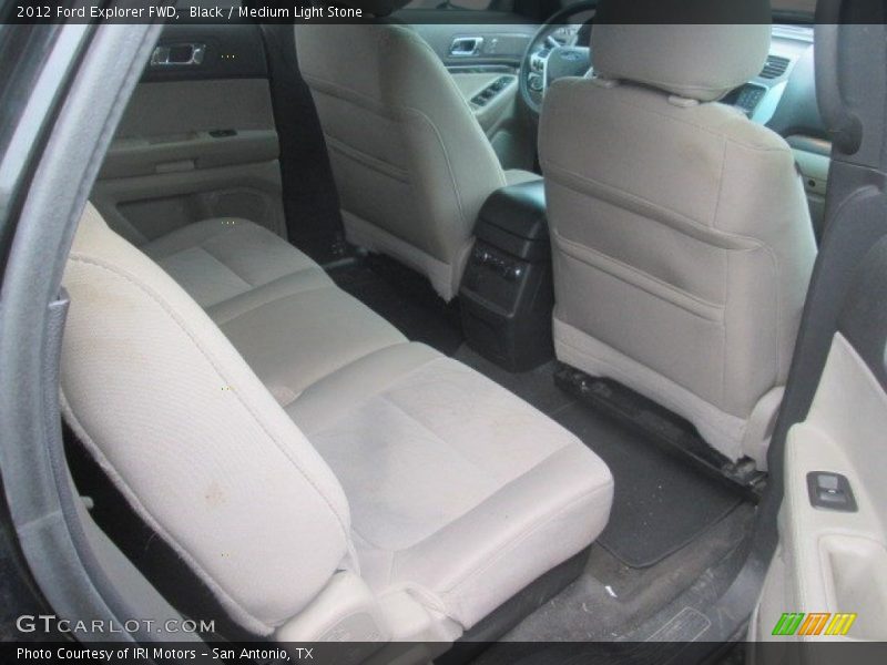Black / Medium Light Stone 2012 Ford Explorer FWD