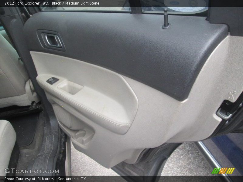 Black / Medium Light Stone 2012 Ford Explorer FWD