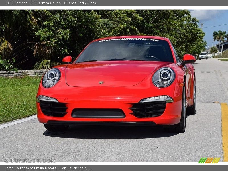 Guards Red / Black 2013 Porsche 911 Carrera Coupe