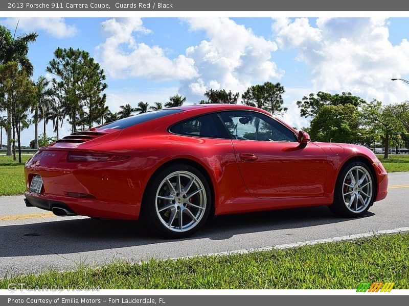 Guards Red / Black 2013 Porsche 911 Carrera Coupe