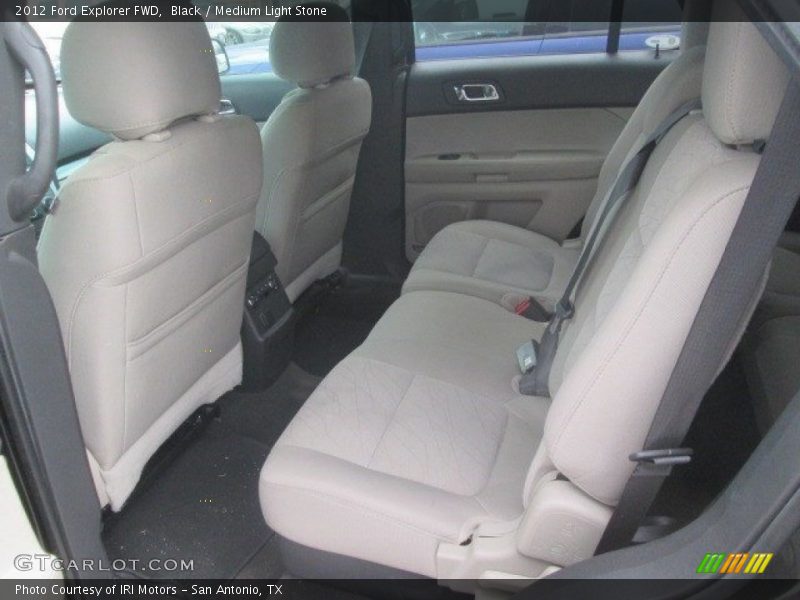 Black / Medium Light Stone 2012 Ford Explorer FWD