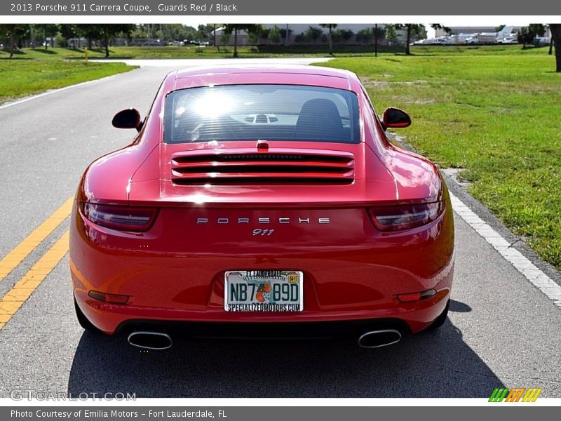 Guards Red / Black 2013 Porsche 911 Carrera Coupe