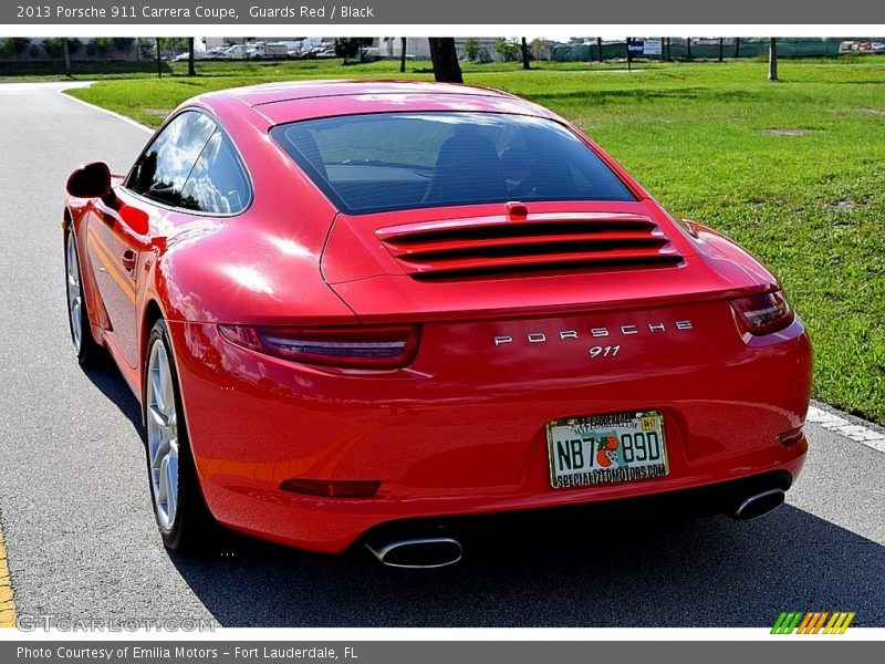 Guards Red / Black 2013 Porsche 911 Carrera Coupe