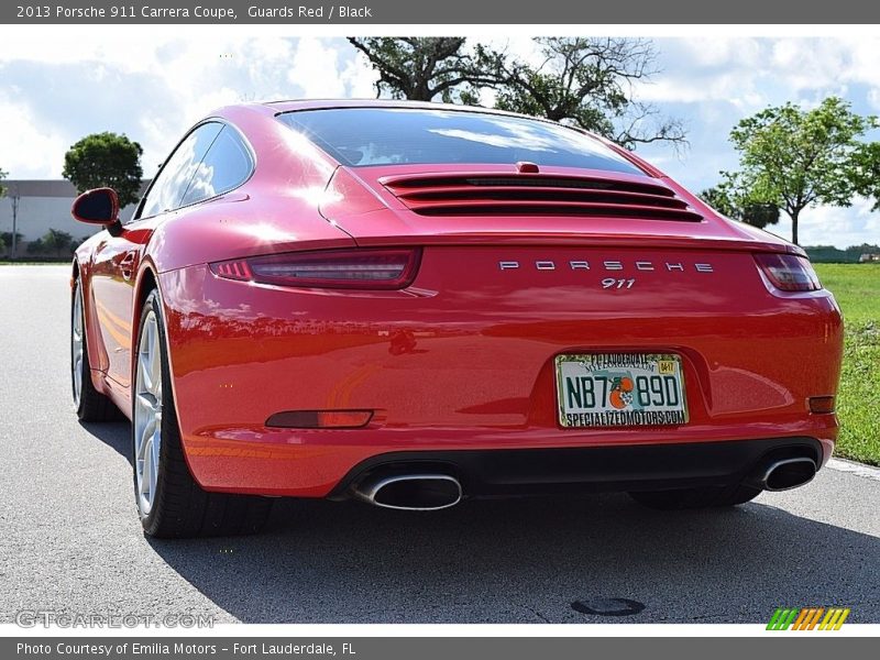 Guards Red / Black 2013 Porsche 911 Carrera Coupe