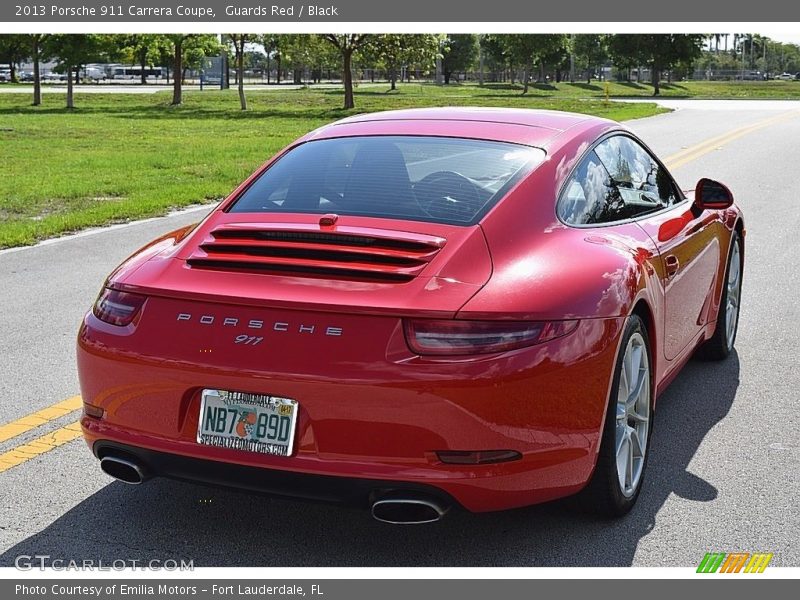 Guards Red / Black 2013 Porsche 911 Carrera Coupe