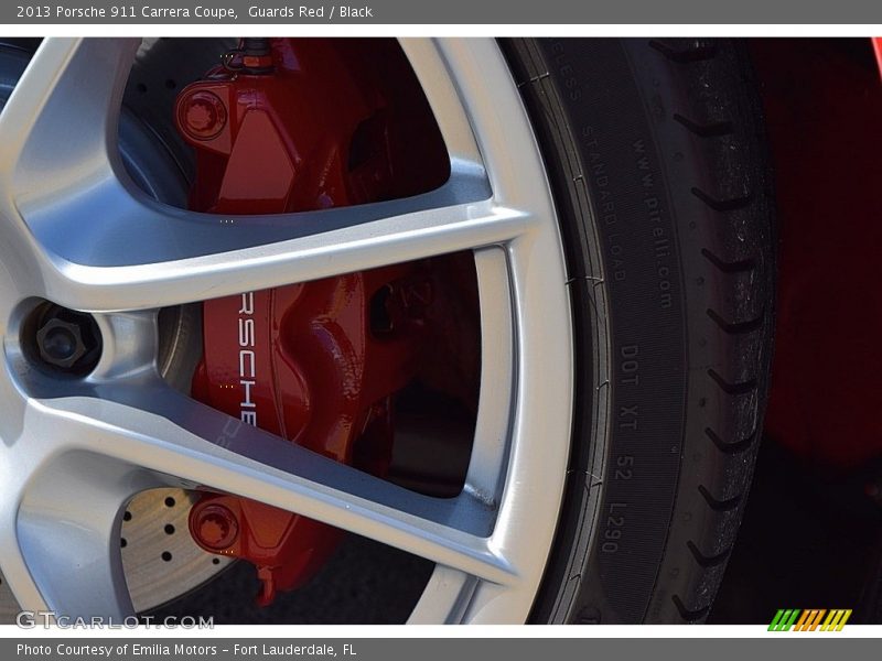Guards Red / Black 2013 Porsche 911 Carrera Coupe