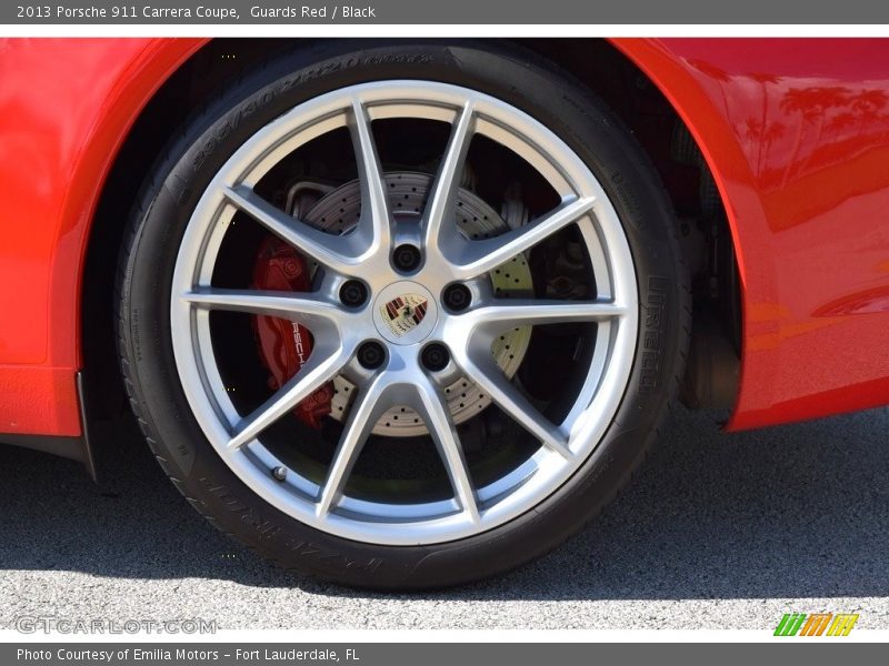 Guards Red / Black 2013 Porsche 911 Carrera Coupe