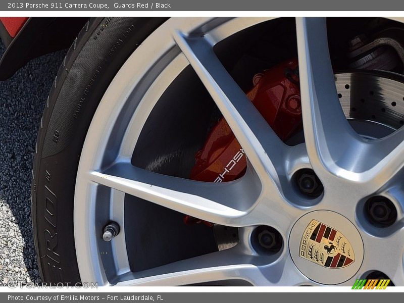 Guards Red / Black 2013 Porsche 911 Carrera Coupe