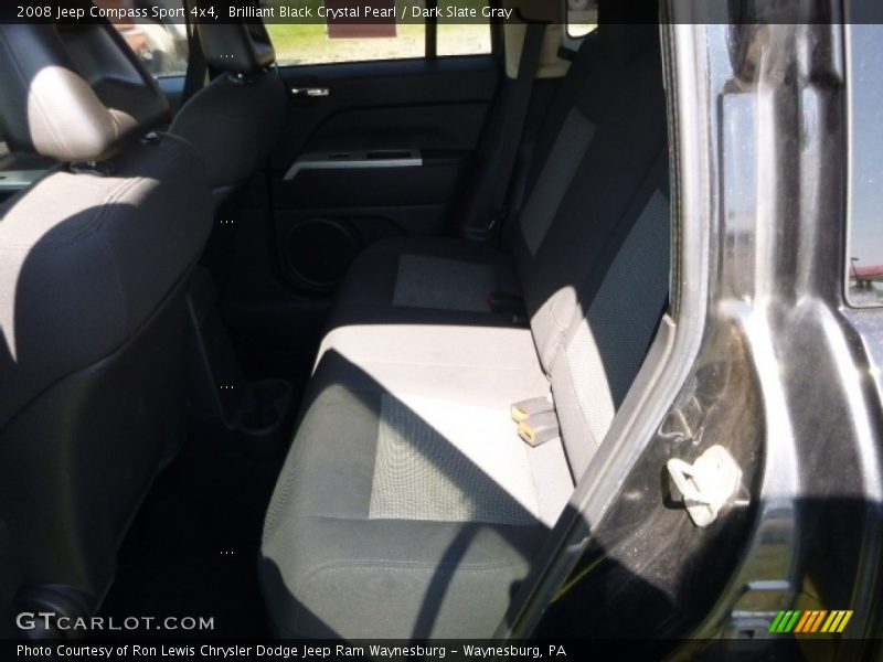 Brilliant Black Crystal Pearl / Dark Slate Gray 2008 Jeep Compass Sport 4x4