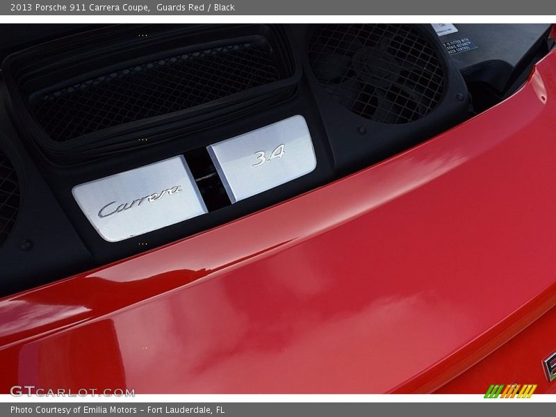 Guards Red / Black 2013 Porsche 911 Carrera Coupe