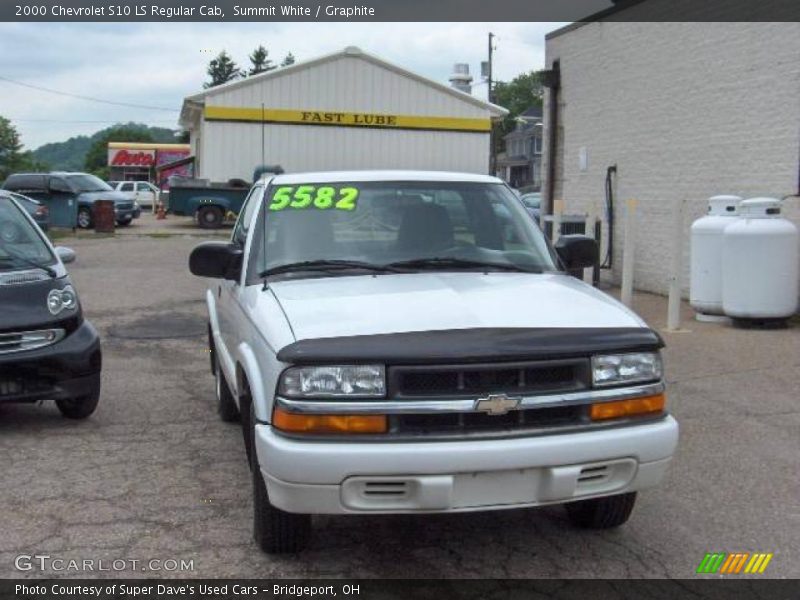 Summit White / Graphite 2000 Chevrolet S10 LS Regular Cab