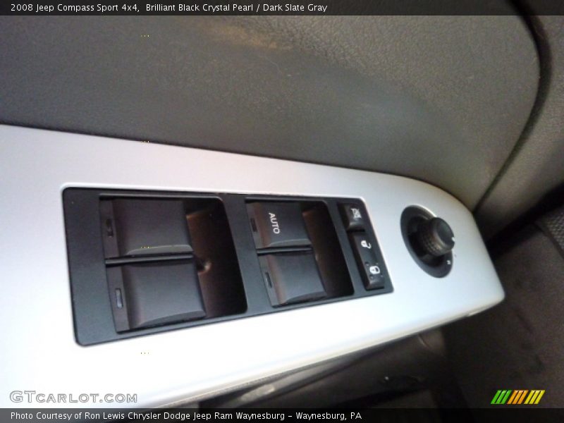 Brilliant Black Crystal Pearl / Dark Slate Gray 2008 Jeep Compass Sport 4x4