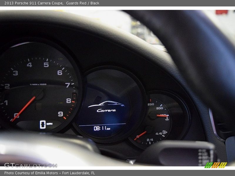 Guards Red / Black 2013 Porsche 911 Carrera Coupe