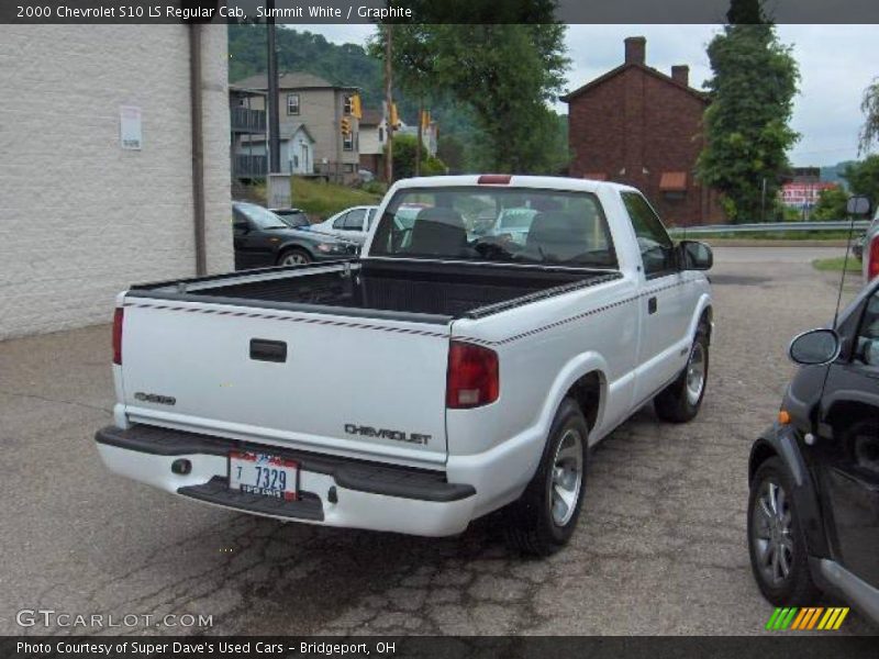 Summit White / Graphite 2000 Chevrolet S10 LS Regular Cab
