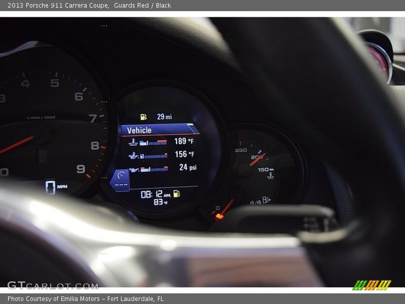 Guards Red / Black 2013 Porsche 911 Carrera Coupe