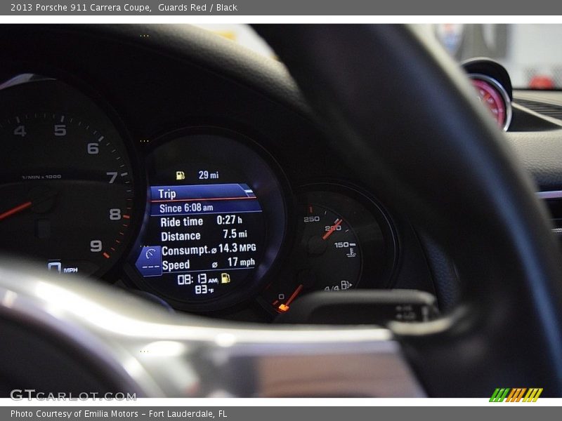 Guards Red / Black 2013 Porsche 911 Carrera Coupe