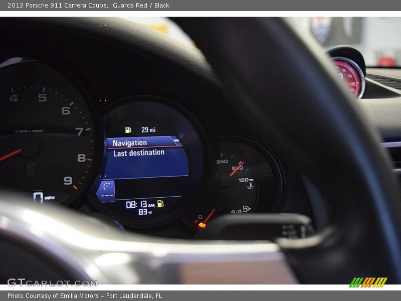 Guards Red / Black 2013 Porsche 911 Carrera Coupe