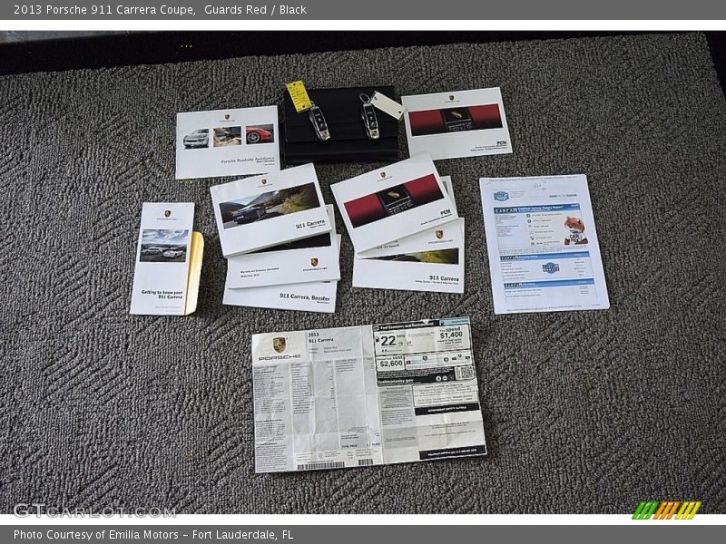 Guards Red / Black 2013 Porsche 911 Carrera Coupe