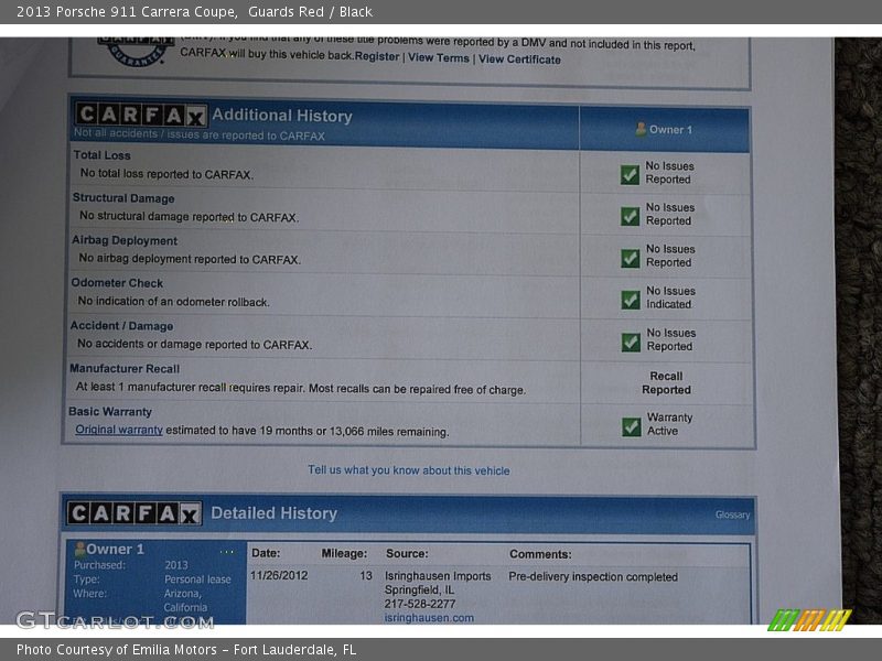 Guards Red / Black 2013 Porsche 911 Carrera Coupe