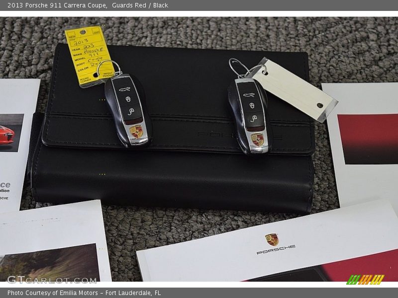 Guards Red / Black 2013 Porsche 911 Carrera Coupe