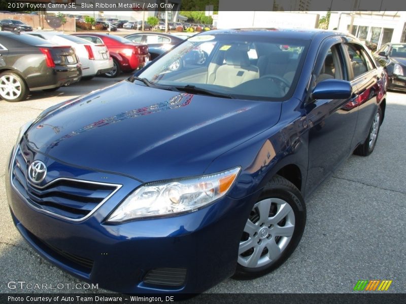 Blue Ribbon Metallic / Ash Gray 2010 Toyota Camry SE