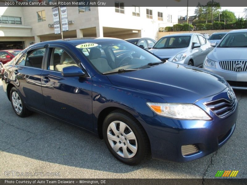 Blue Ribbon Metallic / Ash Gray 2010 Toyota Camry SE