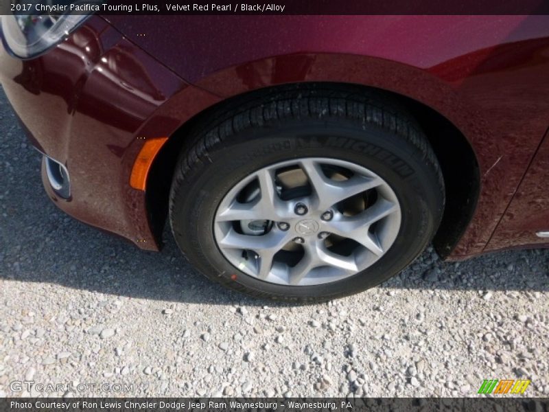 Velvet Red Pearl / Black/Alloy 2017 Chrysler Pacifica Touring L Plus