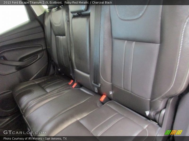 Ruby Red Metallic / Charcoal Black 2013 Ford Escape Titanium 2.0L EcoBoost