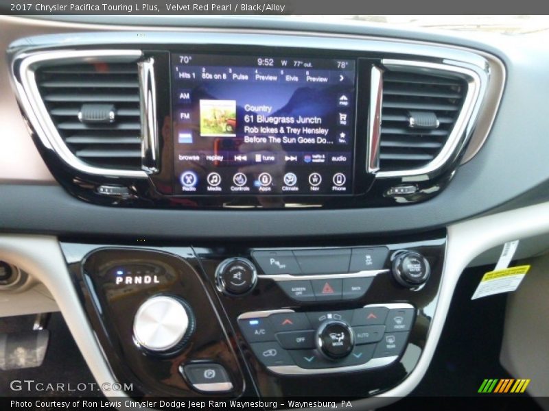 Velvet Red Pearl / Black/Alloy 2017 Chrysler Pacifica Touring L Plus