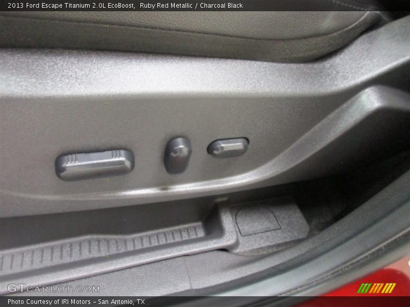 Ruby Red Metallic / Charcoal Black 2013 Ford Escape Titanium 2.0L EcoBoost