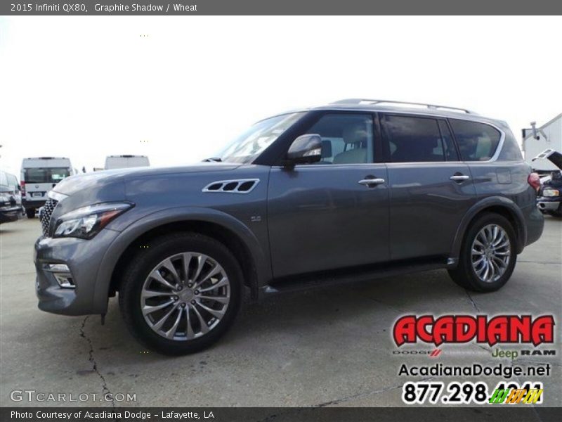 Graphite Shadow / Wheat 2015 Infiniti QX80