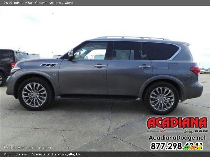 Graphite Shadow / Wheat 2015 Infiniti QX80