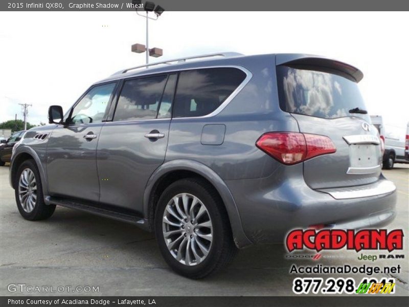 Graphite Shadow / Wheat 2015 Infiniti QX80