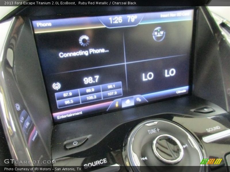 Ruby Red Metallic / Charcoal Black 2013 Ford Escape Titanium 2.0L EcoBoost