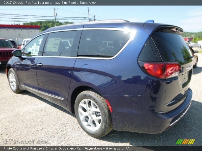 Jazz Blue Pearl / Black/Alloy 2017 Chrysler Pacifica Touring L