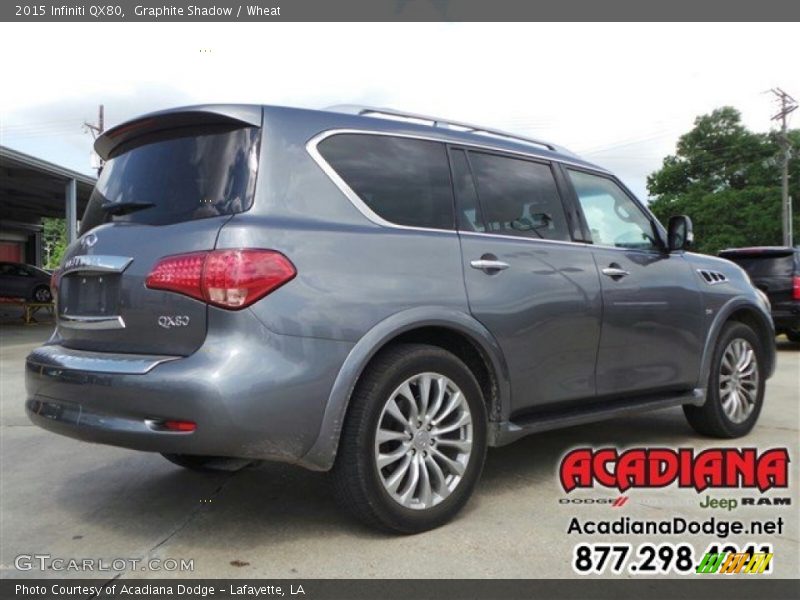 Graphite Shadow / Wheat 2015 Infiniti QX80