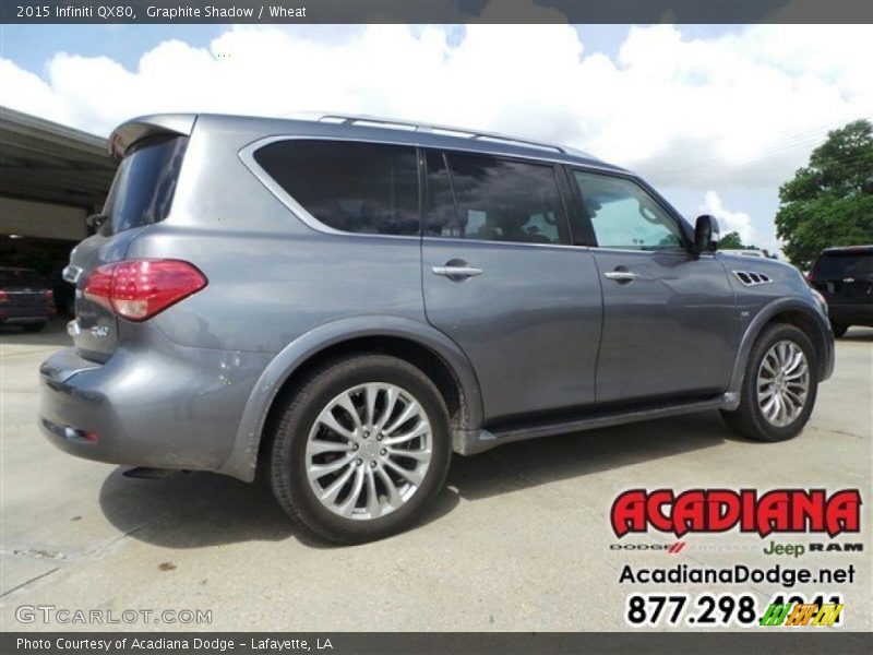 Graphite Shadow / Wheat 2015 Infiniti QX80