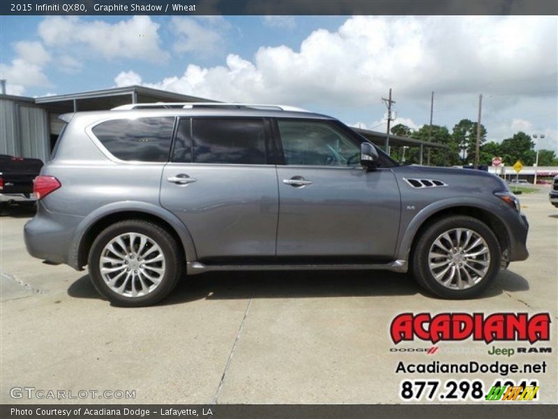 Graphite Shadow / Wheat 2015 Infiniti QX80