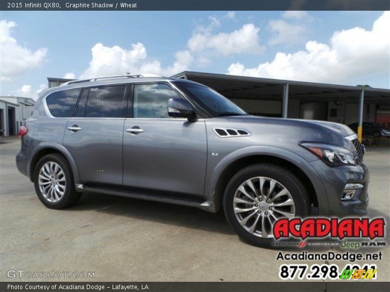 Graphite Shadow / Wheat 2015 Infiniti QX80