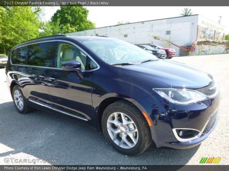 Jazz Blue Pearl / Black/Alloy 2017 Chrysler Pacifica Touring L