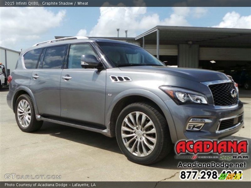 Graphite Shadow / Wheat 2015 Infiniti QX80