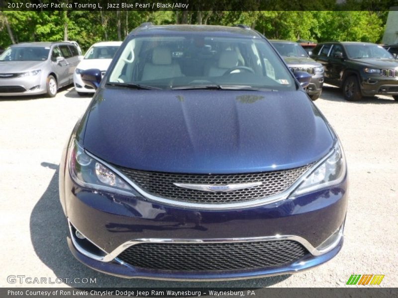 Jazz Blue Pearl / Black/Alloy 2017 Chrysler Pacifica Touring L