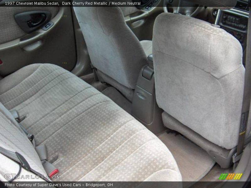 Dark Cherry Red Metallic / Medium Neutral 1997 Chevrolet Malibu Sedan