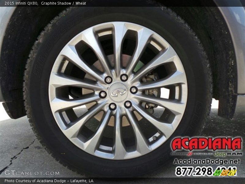 Graphite Shadow / Wheat 2015 Infiniti QX80