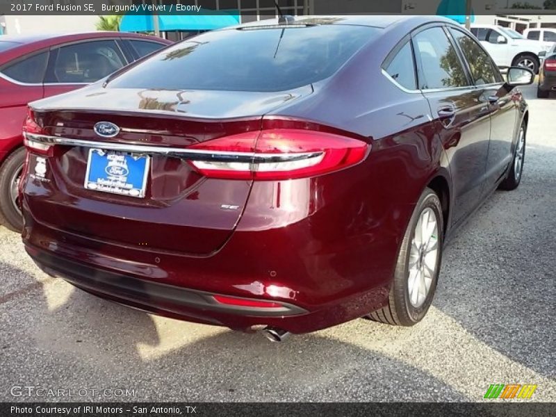 Burgundy Velvet / Ebony 2017 Ford Fusion SE