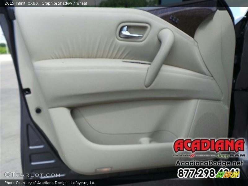 Graphite Shadow / Wheat 2015 Infiniti QX80