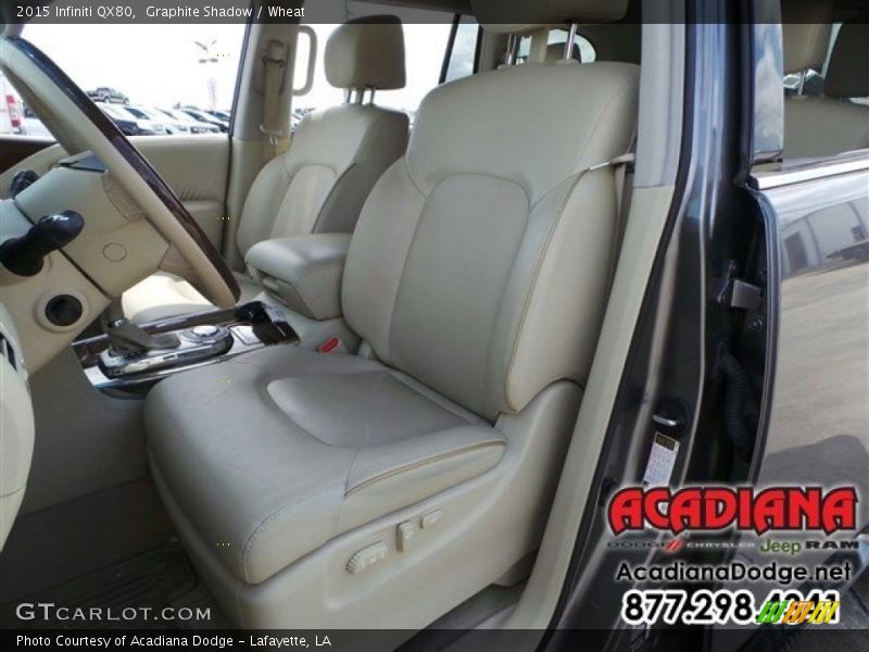 Graphite Shadow / Wheat 2015 Infiniti QX80